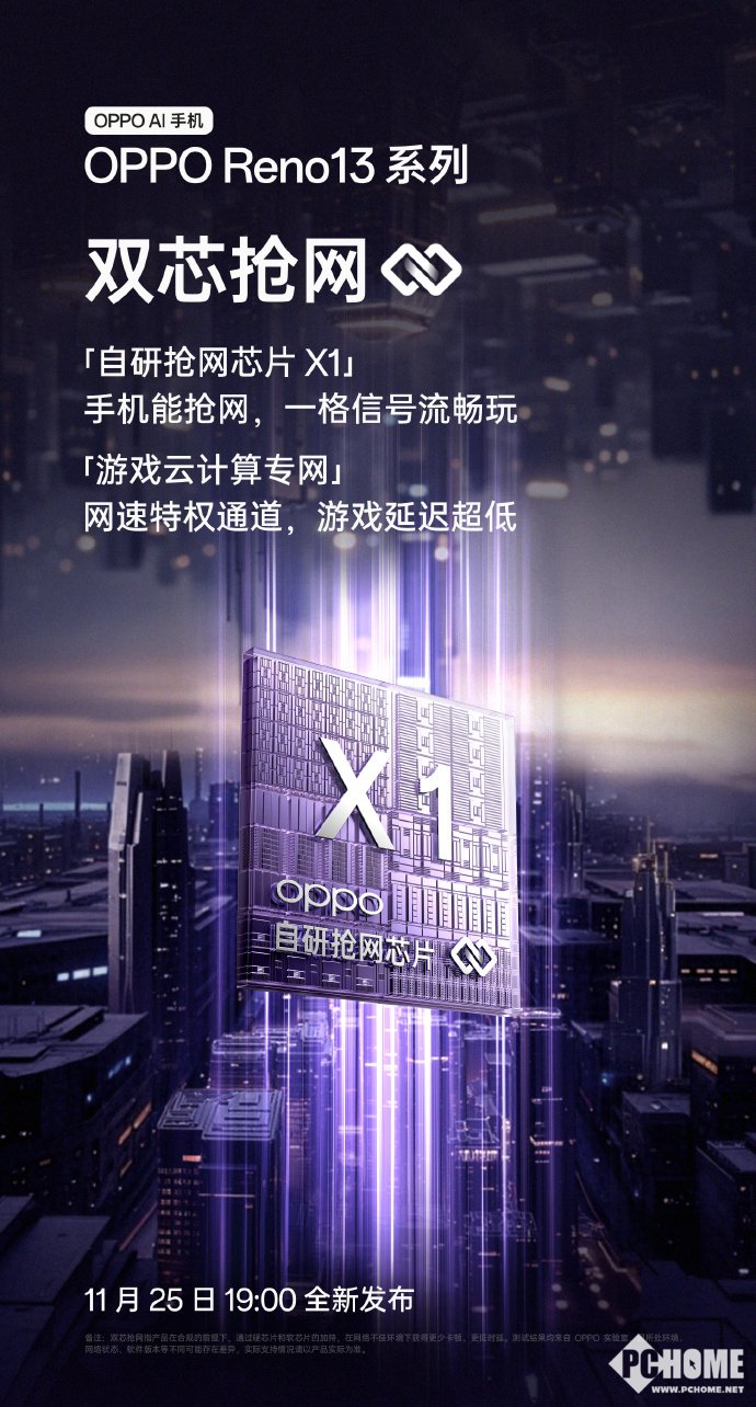 游戏党彻底告别断流：OPPO Reno13自研双芯抢网芯片