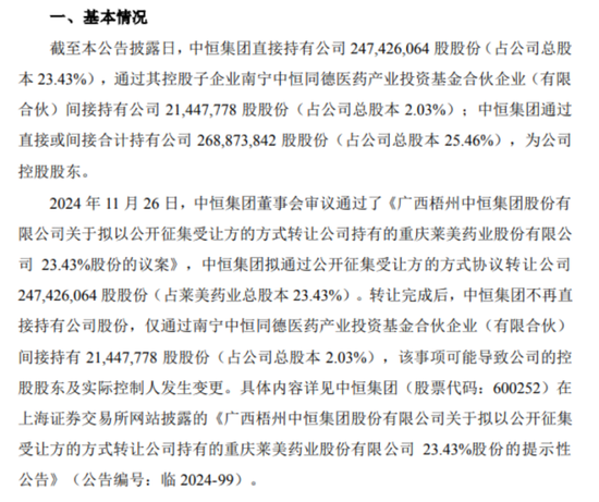 莱美药业成“烫手山芋”？ 国资控股股东欲“脱手”，连亏5年靠什么翻身